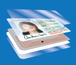 typical ID card construction