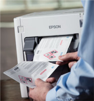 PPG TESLIN GHS Labels are easy to print with digital laser printers